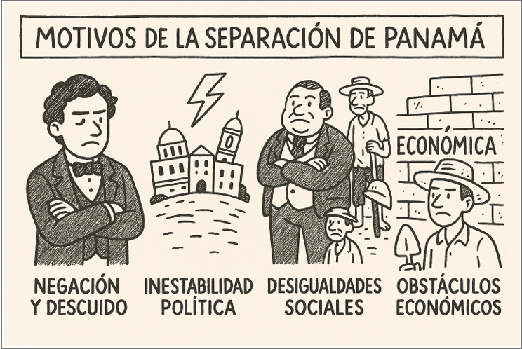 Motivos de la separación de Panamá